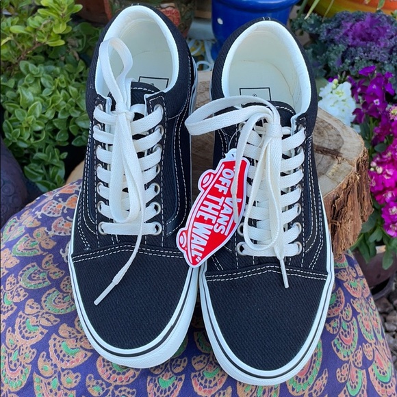 NIB Black Old Skool Vans Sz 8 - Picture 12 of 16